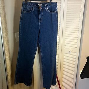 LC Lauren Conrad Dark Blue Flare Jeans
